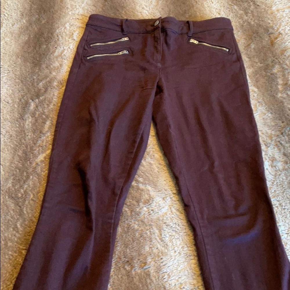 Plum GAP Modern Stretch Skinny Pant
